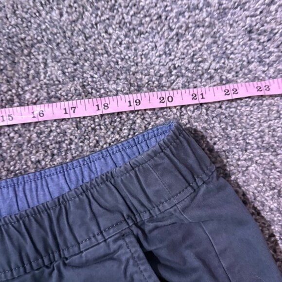 LL Bean Standard Fit Twill Pants XXL 30 Elastic Waist Casual Khaki Green - Picture 8 of 9